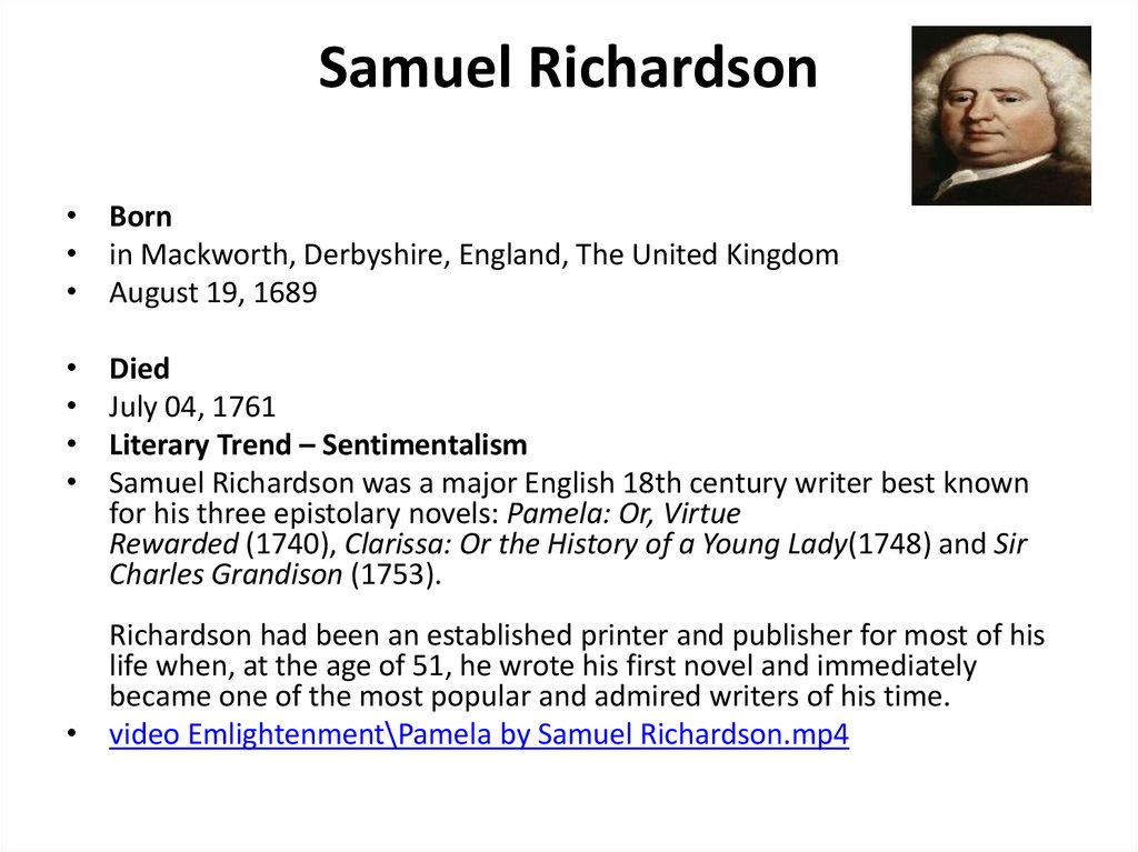 Samuel Richardson
