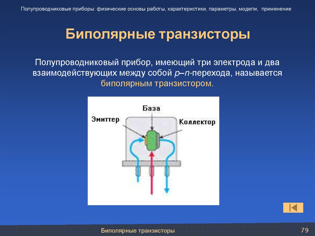 Биполярные транзисторы