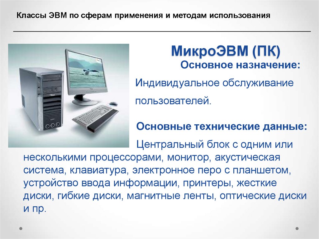 МикроЭВМ (ПК)