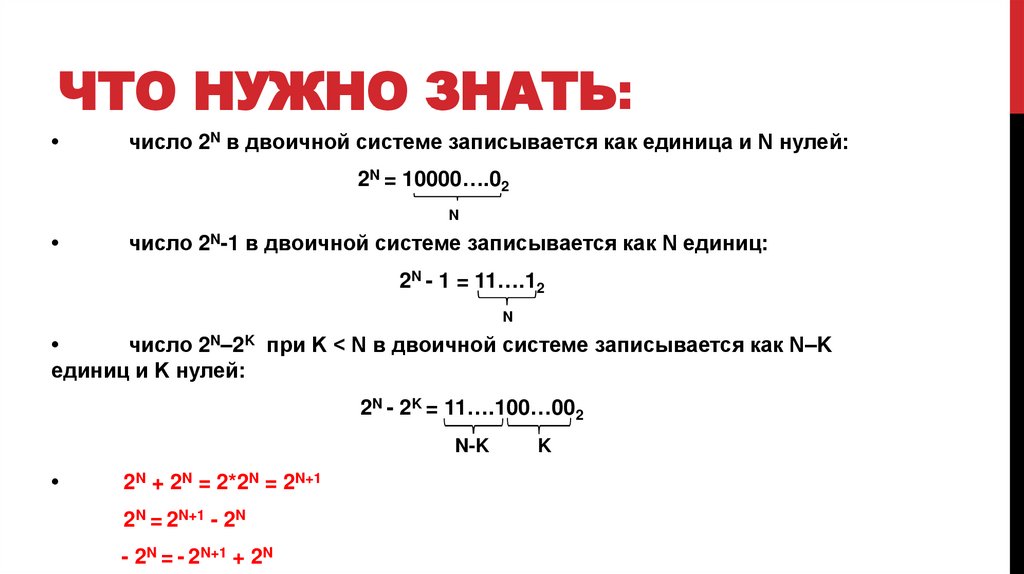 Что нужно знать: