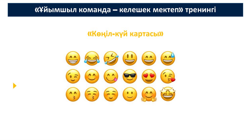 «Ұйымшыл команда – келешек мектеп» тренингі