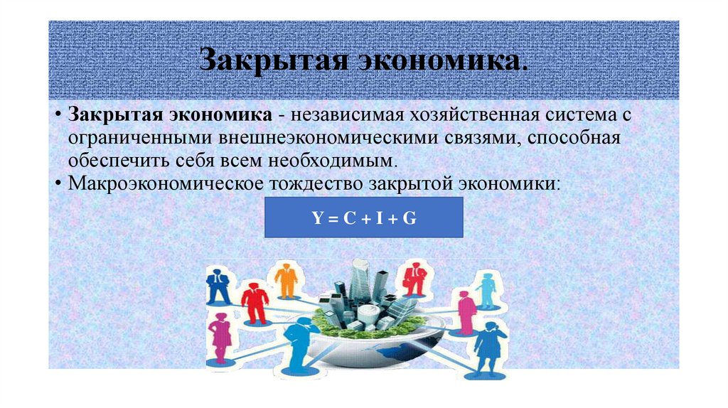 Закрытая экономика.