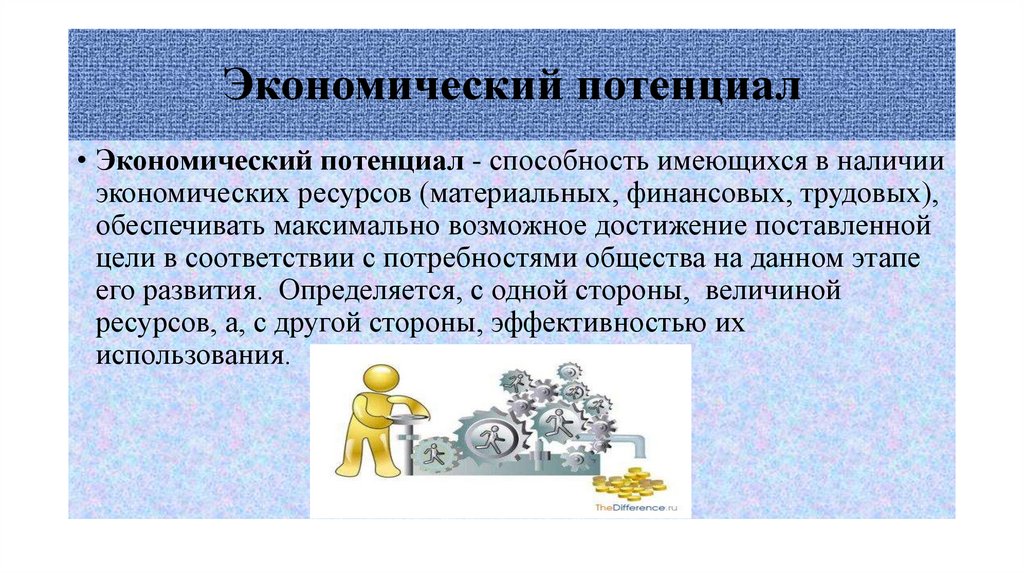 Экономический потенциал
