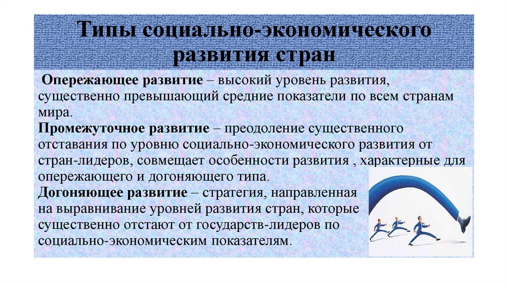 Типы социально-экономического развития стран