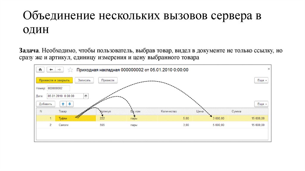 Объединение нескольких вызовов сервера в один
