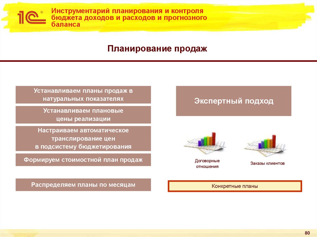 Инструментарий планирования и контроля бюджета доходов и расходов и прогнозного баланса