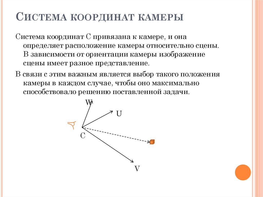 Система координат камеры