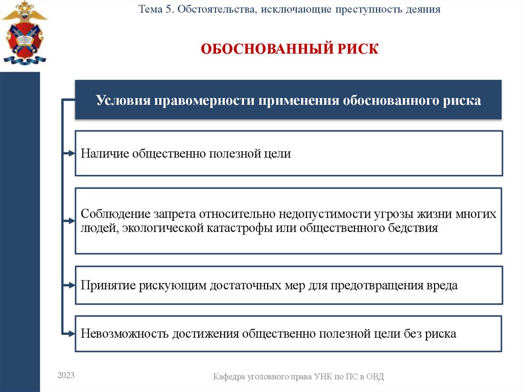 Обоснованный риск