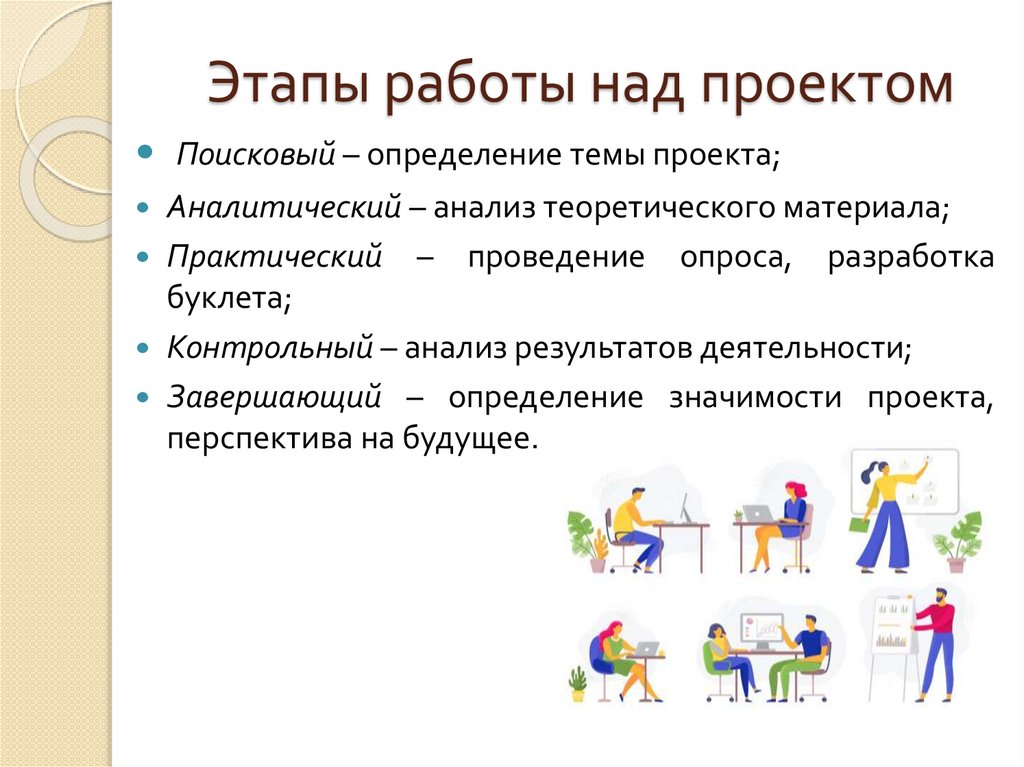 Этапы работы над проектом