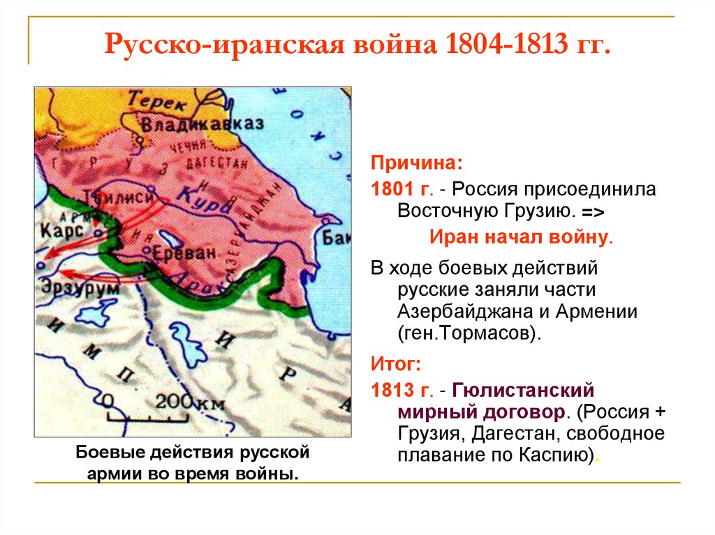 Русско-иранская война 1804-1813 гг.