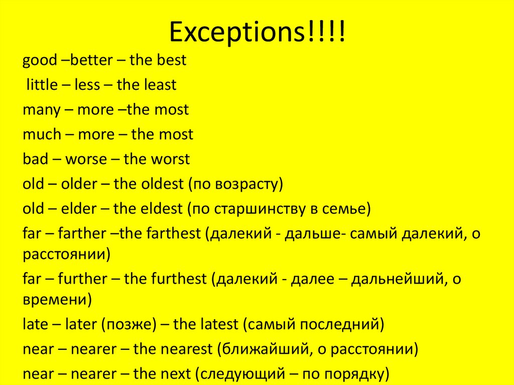Exceptions!!!!