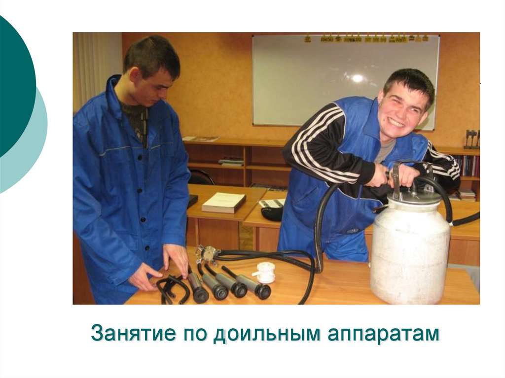 Занятие по доильным аппаратам