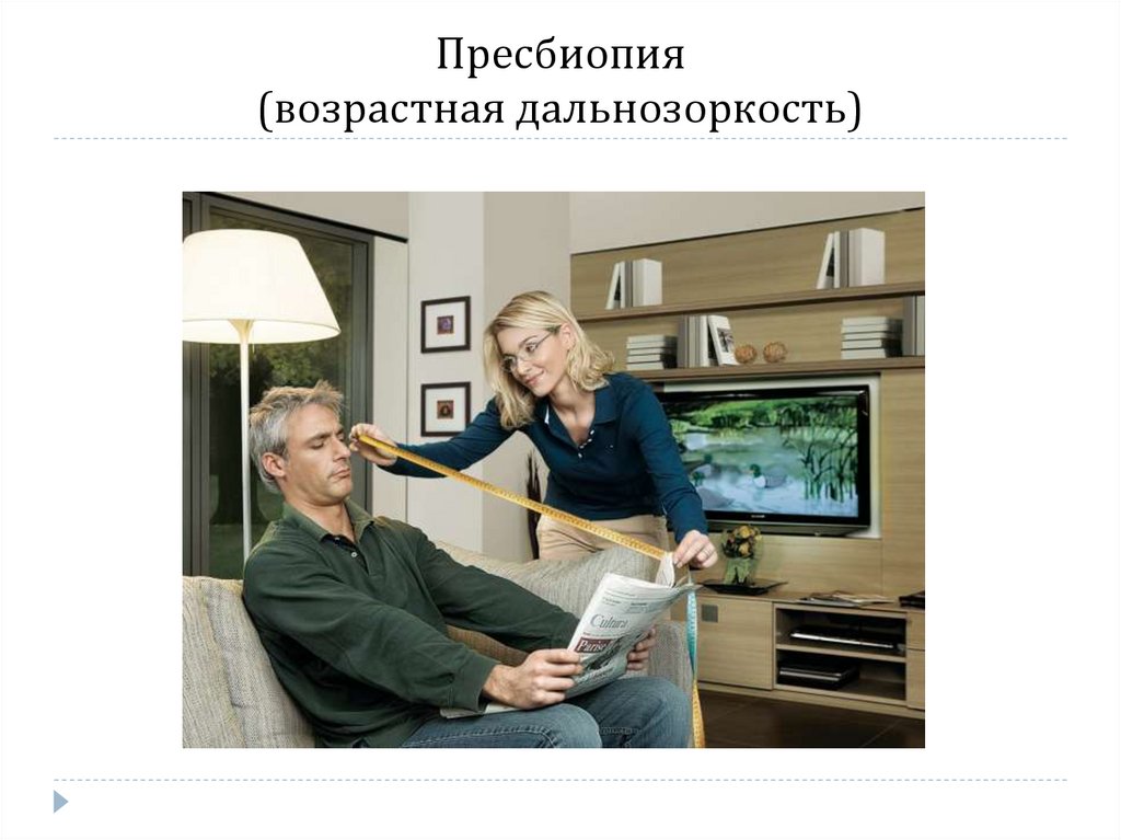 Пресбиопия (возрастная дальнозоркость)