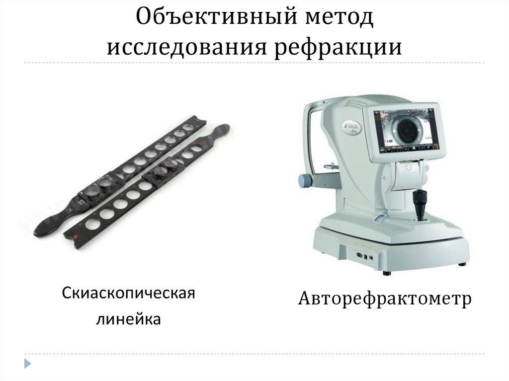 Объективный метод исследования рефракции