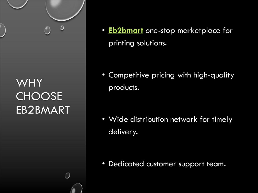 Why Choose EB2BMART