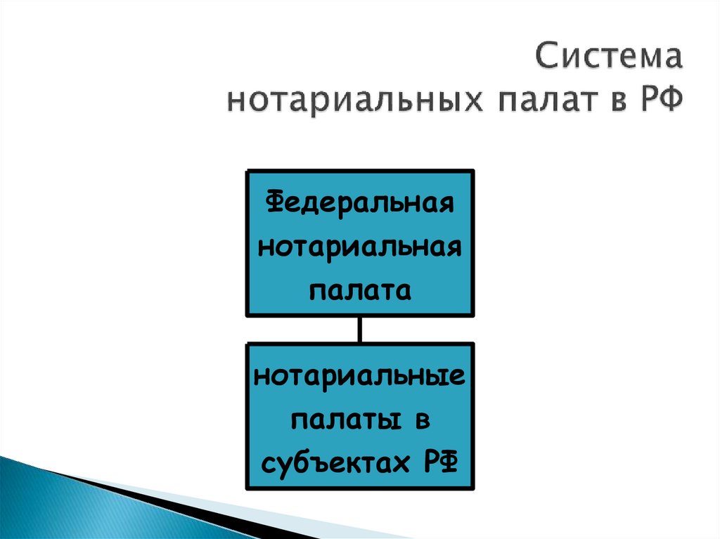 Система нотариальных палат в РФ