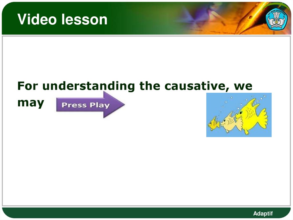 Video lesson