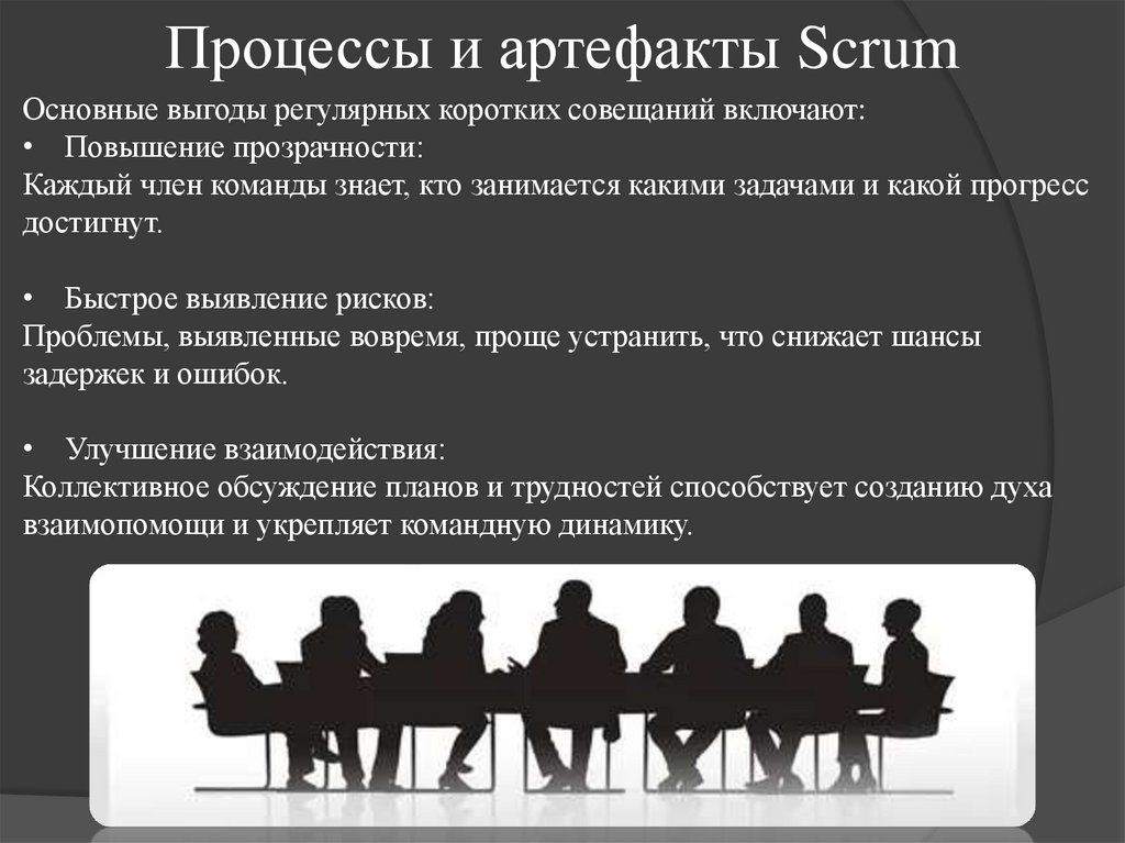 Процессы и артефакты Scrum