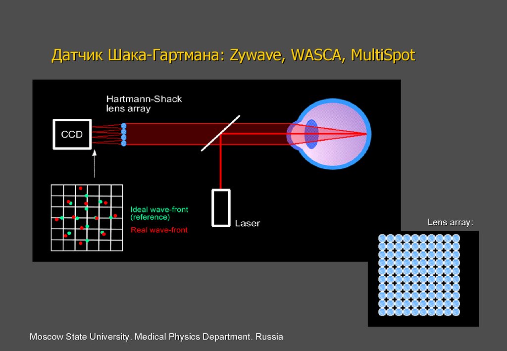 Датчик Шака-Гартмана: Zywave, WASCA, MultiSpot