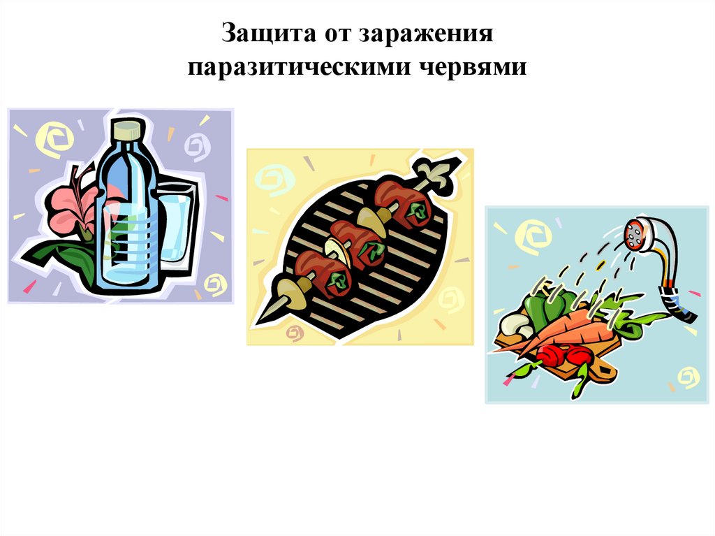 Защита от заражения паразитическими червями