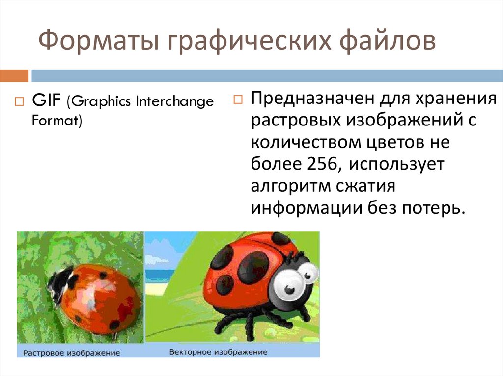 Форматы графических файлов