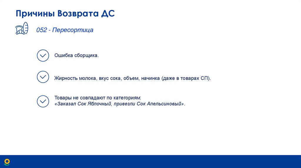 Причины Возврата ДС