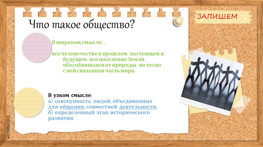 Что такое общество?