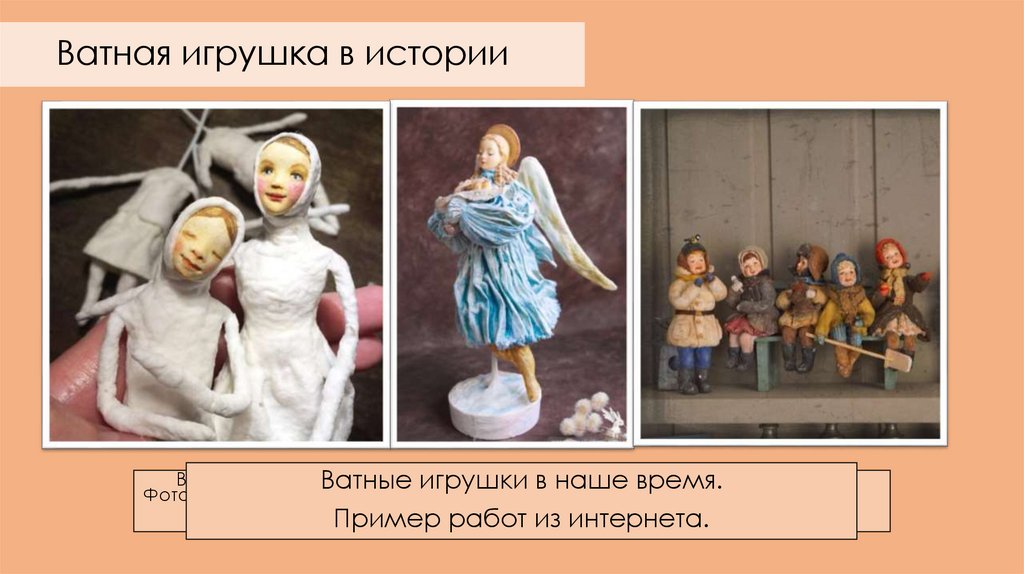 Ватная игрушка в истории