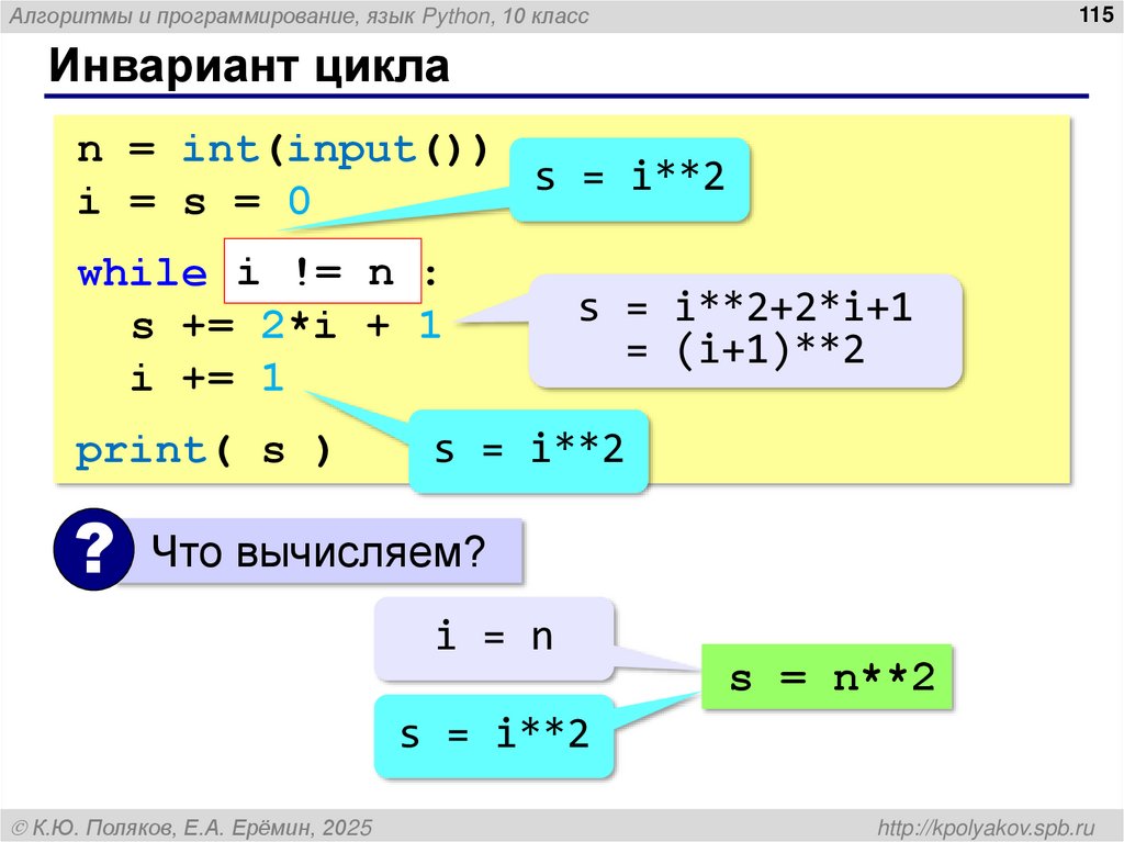 Инвариант цикла