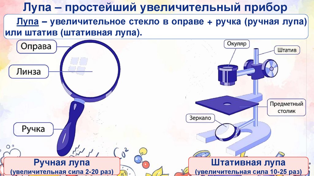 Лупа – простейший увеличительный прибор