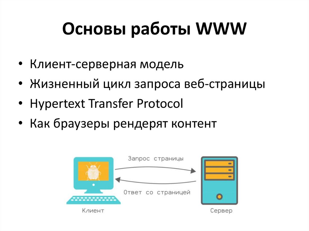 Основы работы WWW