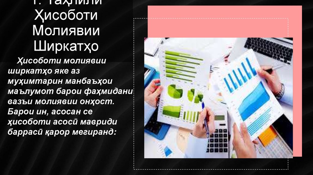 1. Таҳлили Ҳисоботи Молиявии Ширкатҳо