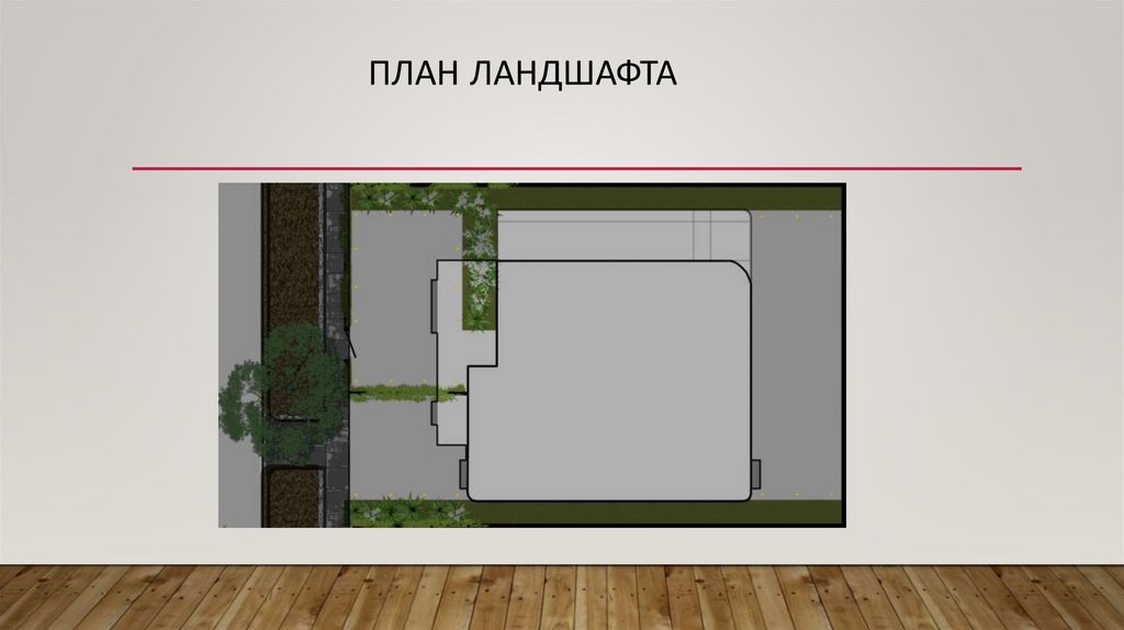 План ландшафта