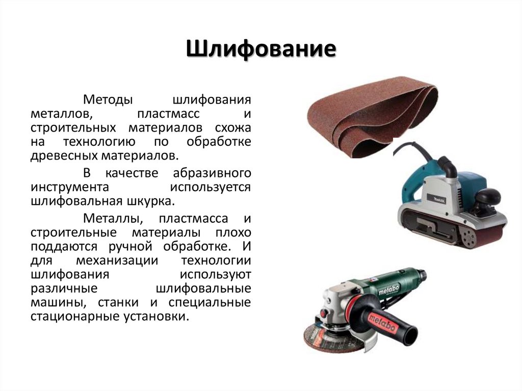 Шлифование