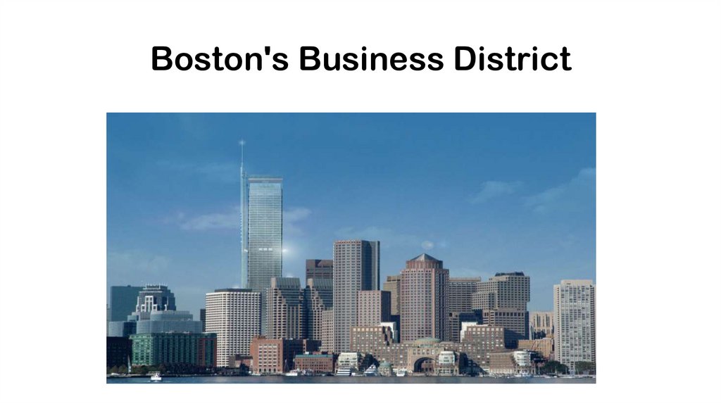 Boston's Business District
