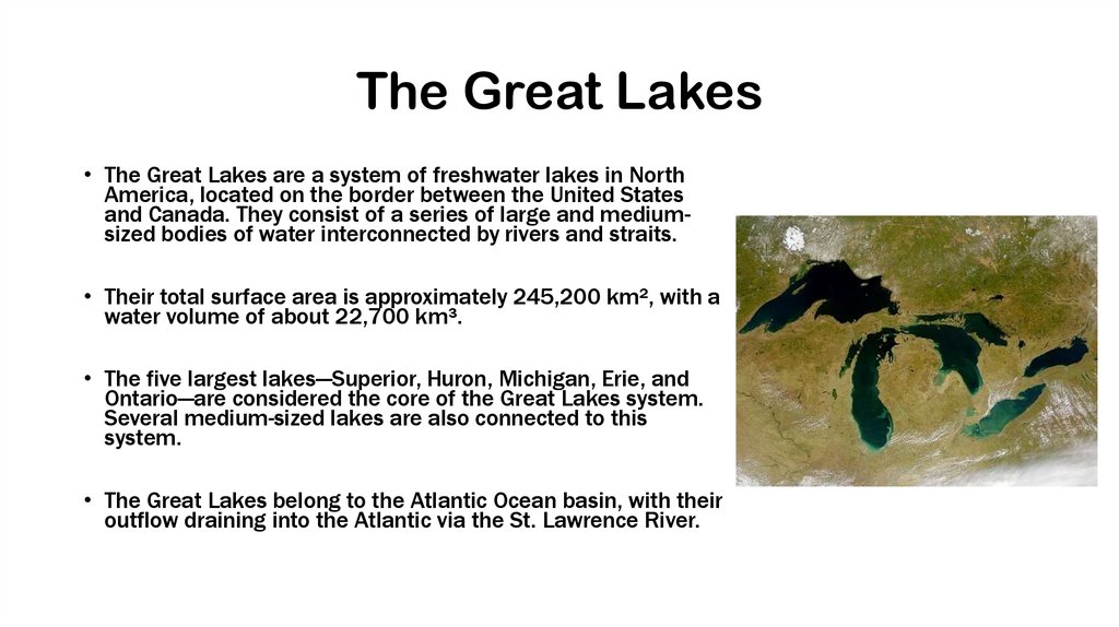 The Great Lakes