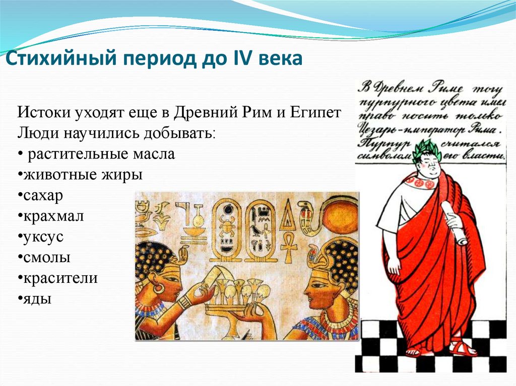 Стихийный период до IV века