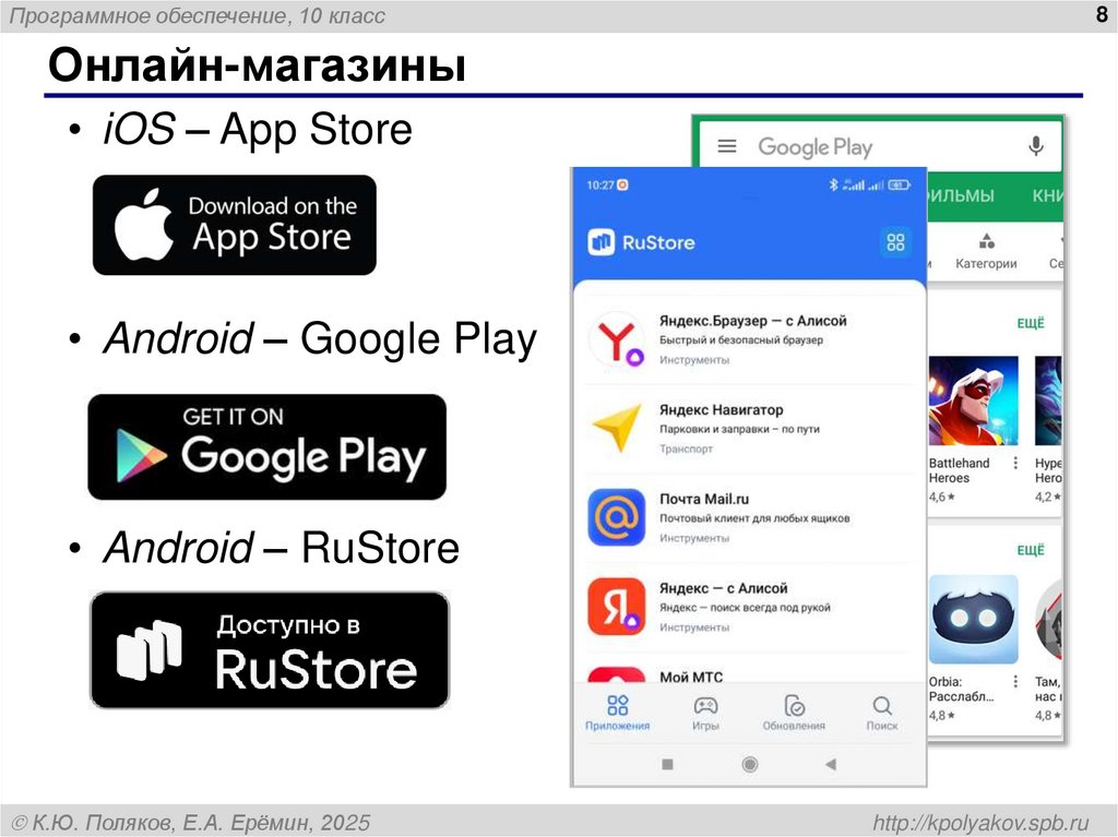 Онлайн-магазины