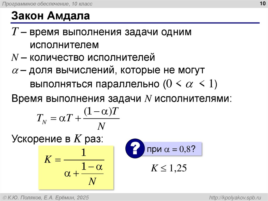 Закон Амдала