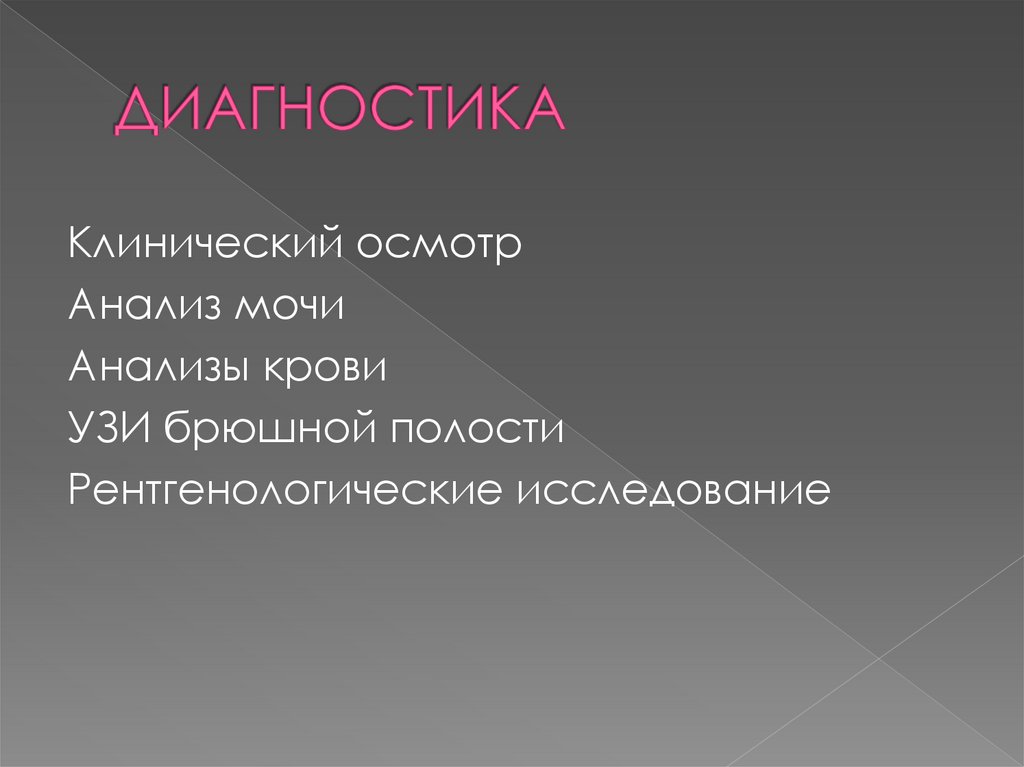 ДИАГНОСТИКА