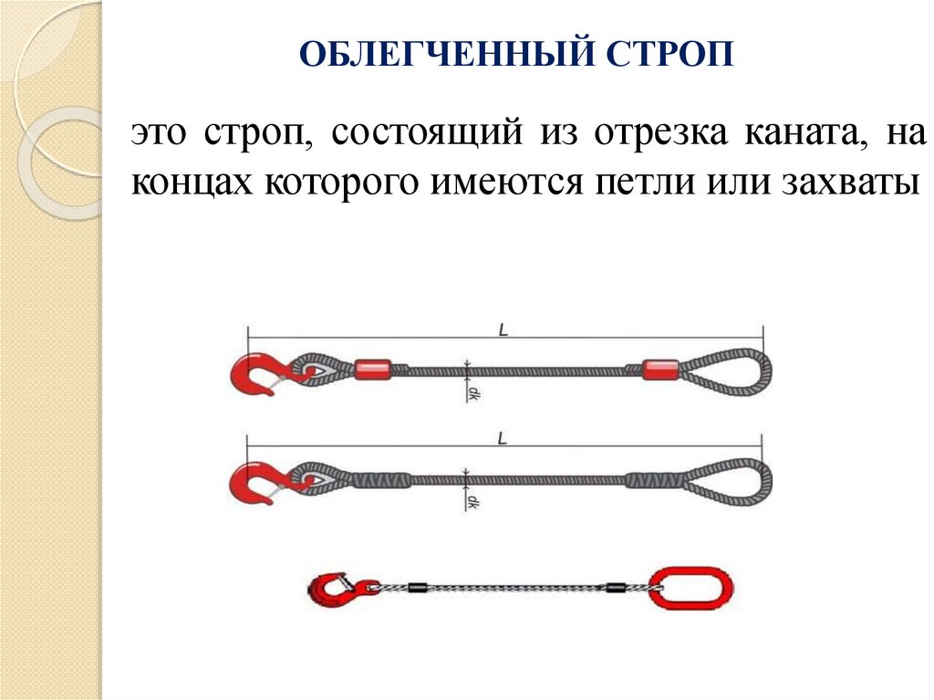 ОБЛЕГЧЕННЫЙ СТРОП