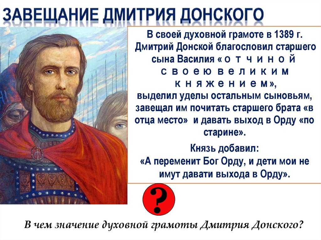 Орда и Русь после Куликовской битвы