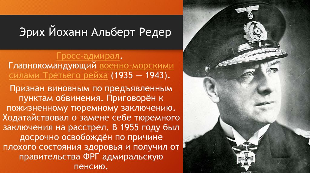 Эрих Йоханн Альберт Редер