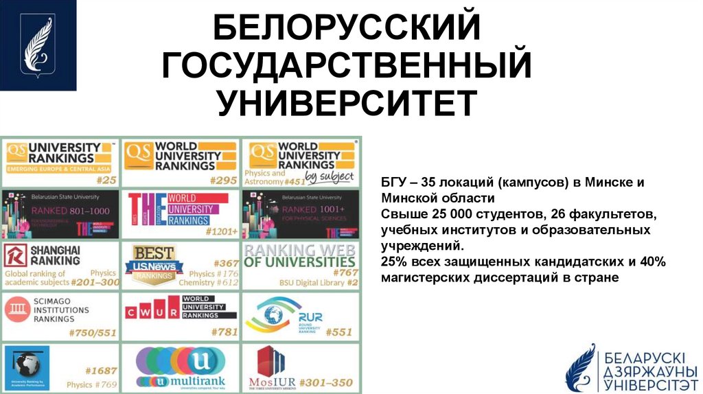 БЕЛОРУССКИЙ ГОСУДАРСТВЕННЫЙ УНИВЕРСИТЕТ