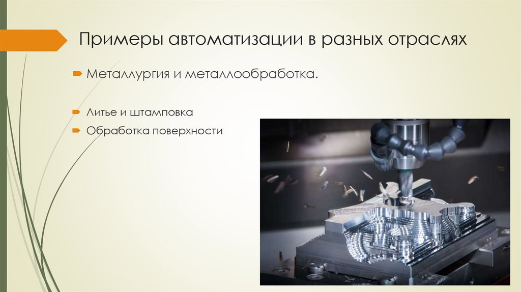 Примеры автоматизации в разных отраслях