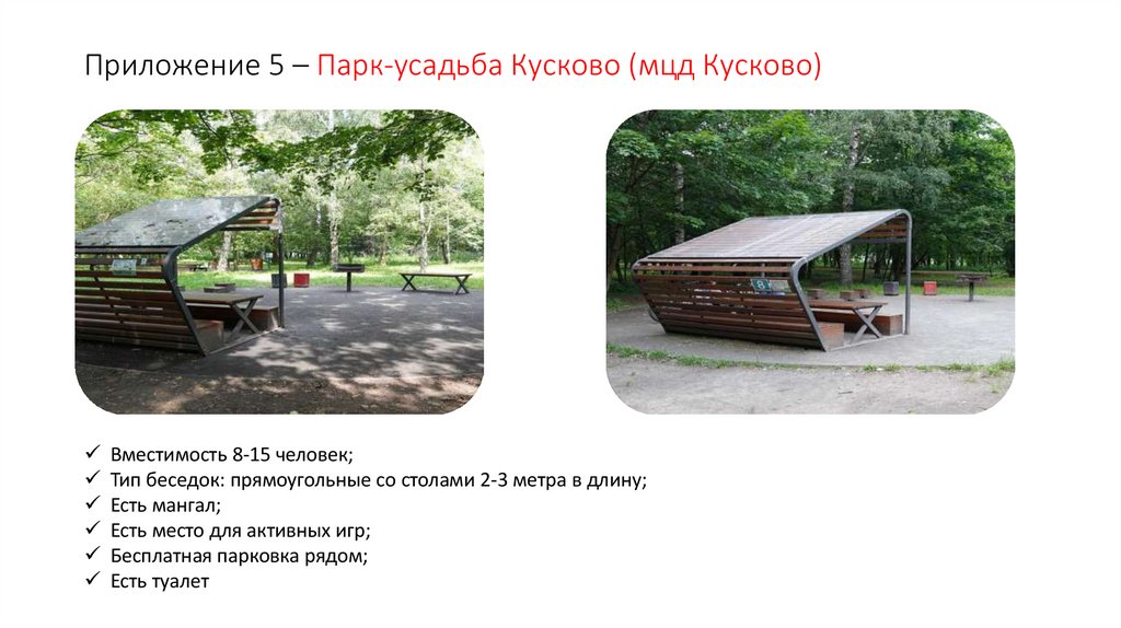 Приложение 5 – Парк-усадьба Кусково (мцд Кусково)
