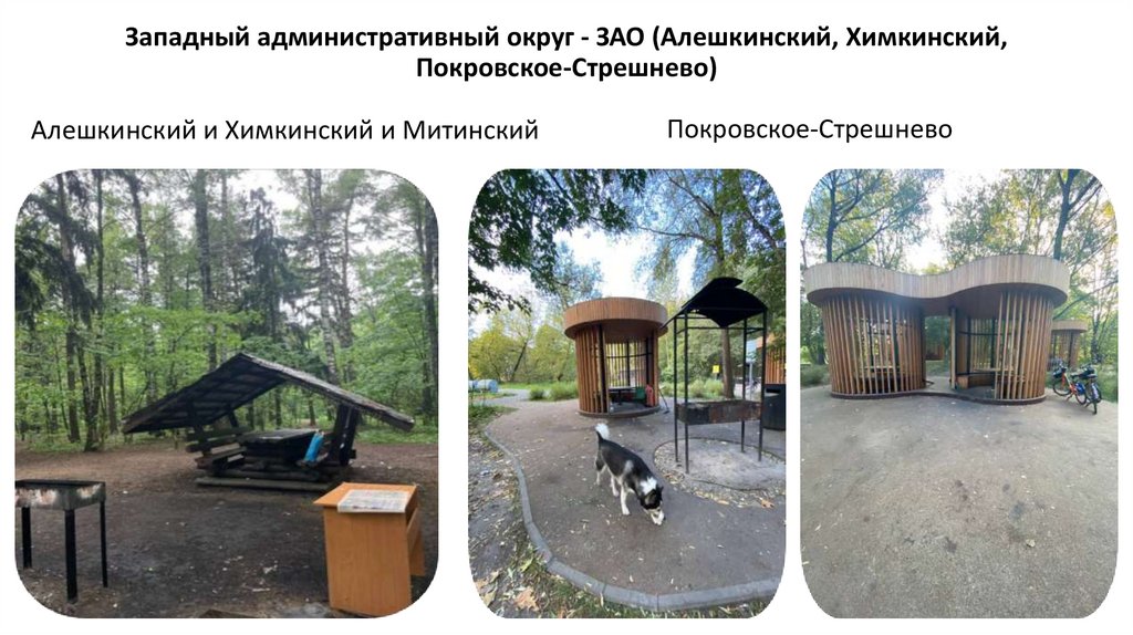 Западный административный округ - ЗАО (Алешкинский, Химкинский, Покровское-Стрешнево)