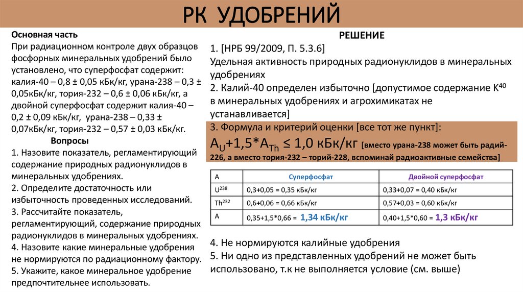 РК УДОБРЕНИЙ