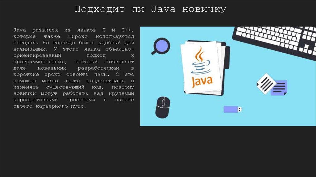 Подходит ли Java новичку