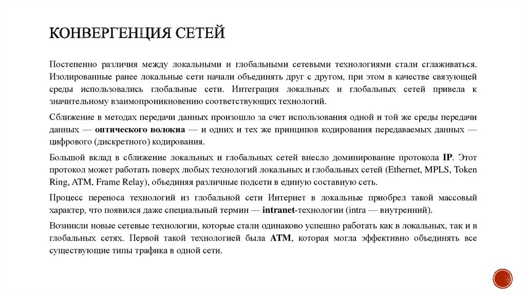 Конвергенция сетей